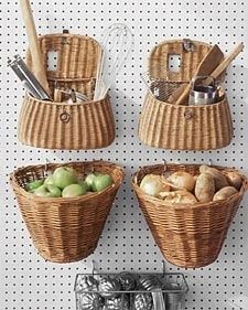Oh, I love the fishing baskets! It would be a great way to organize fishing stuff too-