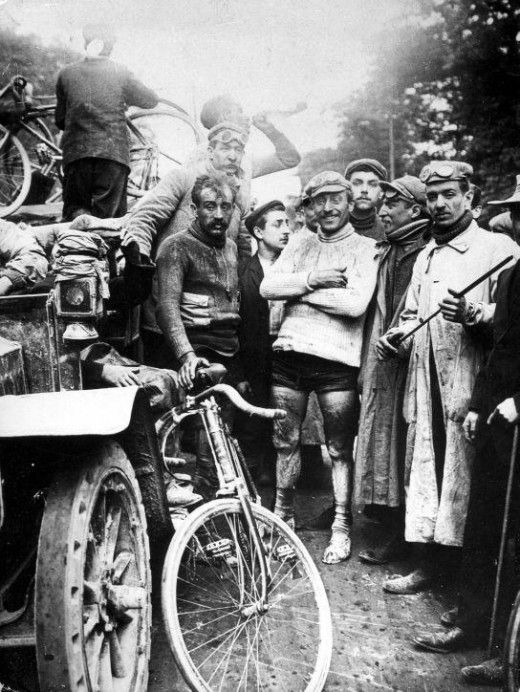 1.	The winner of the first ever Tour de France in 1903 was the impressively mustachioed Maurice Garin.