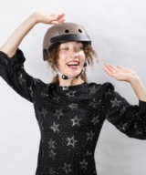 Sawako Ladies Bike Helmet in Sparkle