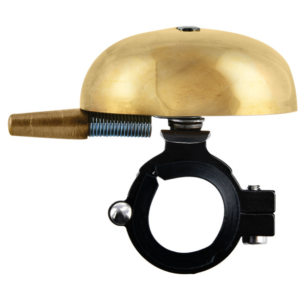 Classic Brass Ping Bike Bell in Gold