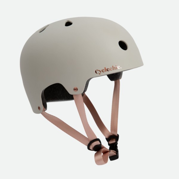 The Cyclechic 'Deco' Ladies Bike Helmet in French Grey