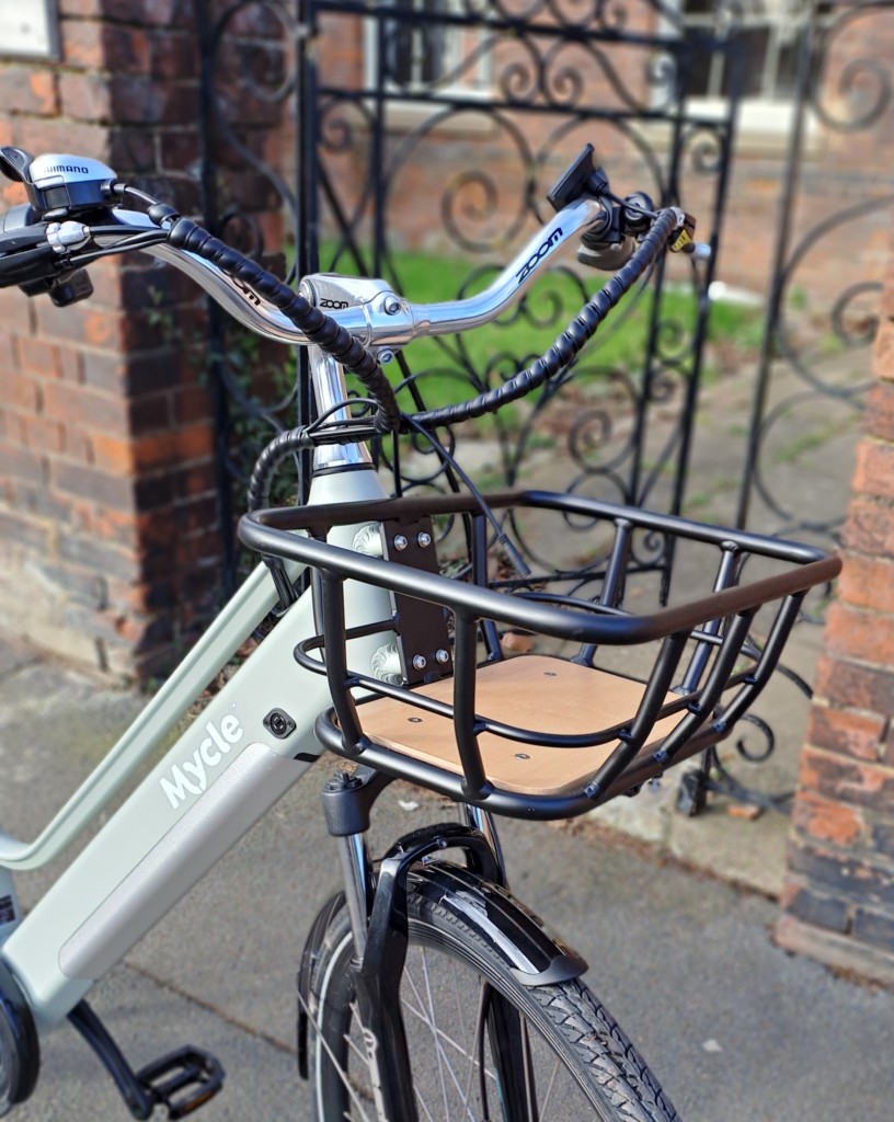 Mycle Comfort Electric bike review, great front basket