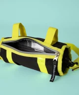 Goodordering – Neon Black Saddle Bag
