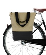 Monroe Dahlia Tote Pannier Black & Sand