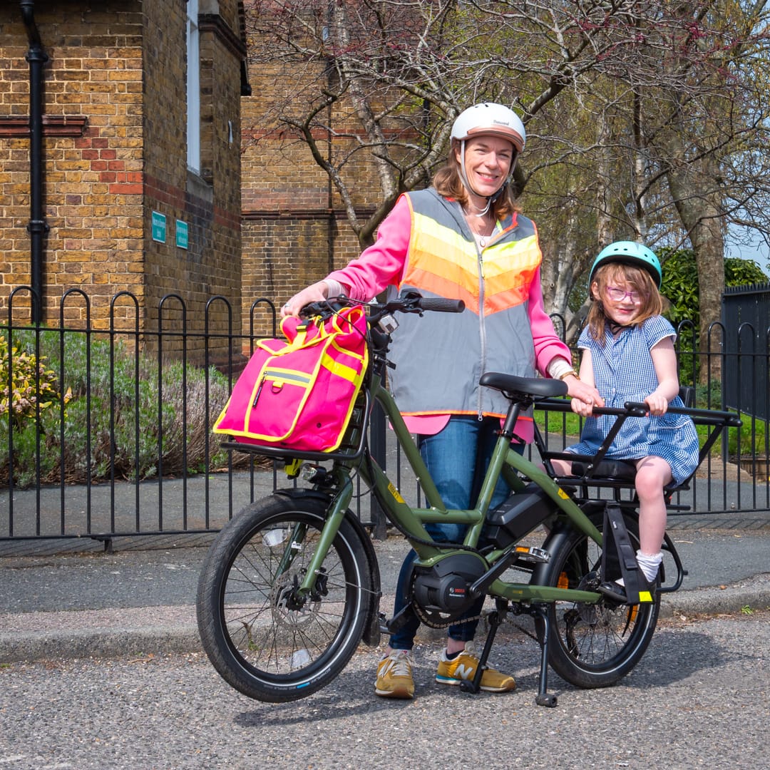 Caz Conneller rode Term Quick Haul with her Daughter