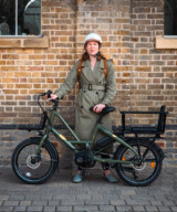 Tern Quick Haul P9 E-Bike in Olive Green