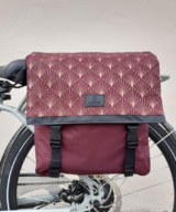 Fastrider NARA Deco Single Bicycle Pannier – Eggplant