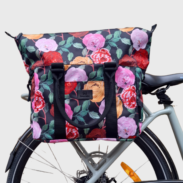 Fastrider Nyla Shopper Bicycle Bag - Floral