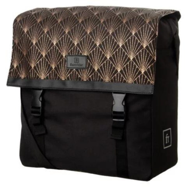 Fastrider NARA Deco Single Bicycle Pannier - Black