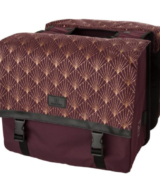 Fastrider NARA Deco Double Bicycle Pannier – Eggplant