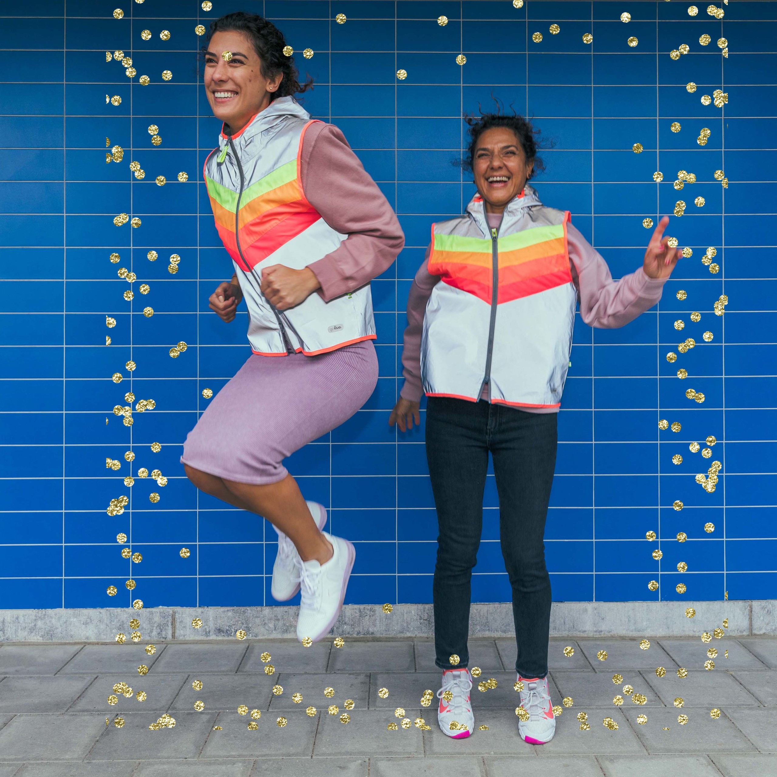 Women wearing hi viz vests